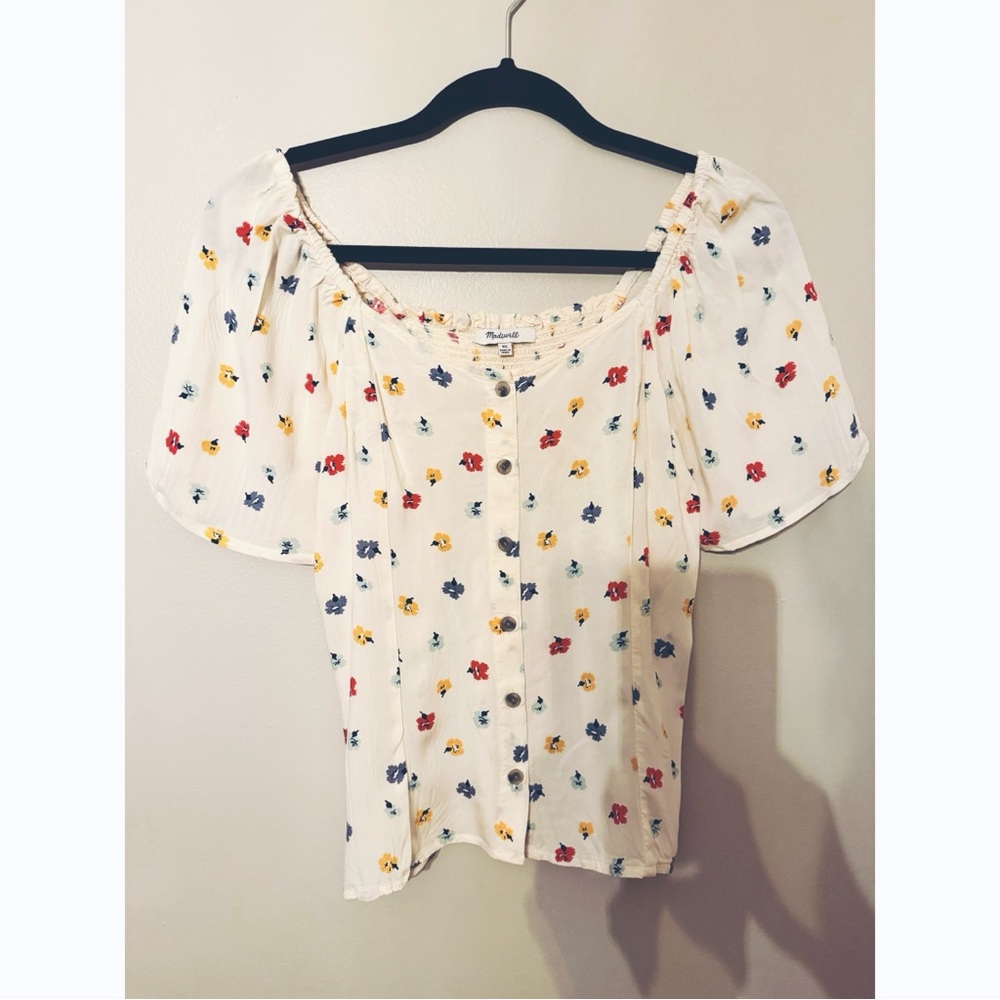Madewell | flutter sleeve confetti floral